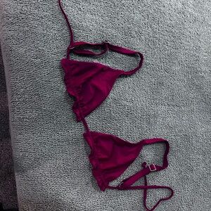 Vibrant red Bikini top